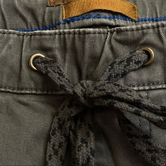 Tainted Denim Men Grey Stretch Pockets Elastic Tie Waist Joggers Jeans S… - Picture 7 of 8